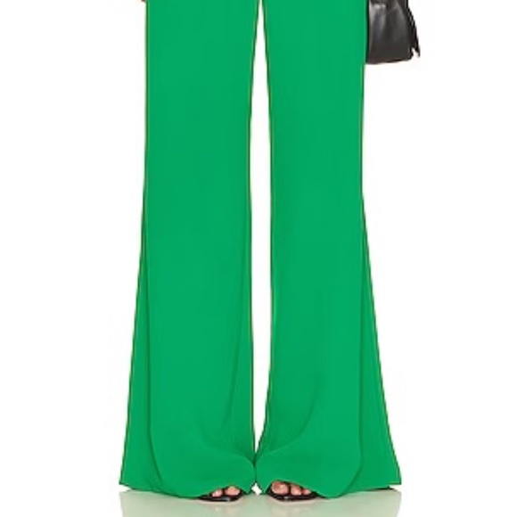 CAMI NYC Rylie Green Linen Wide Leg Pants - Picture 9 of 10